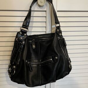 Black Leather Handbag
